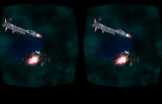  Cardboard 3D VR Space FPS game: Скриншот